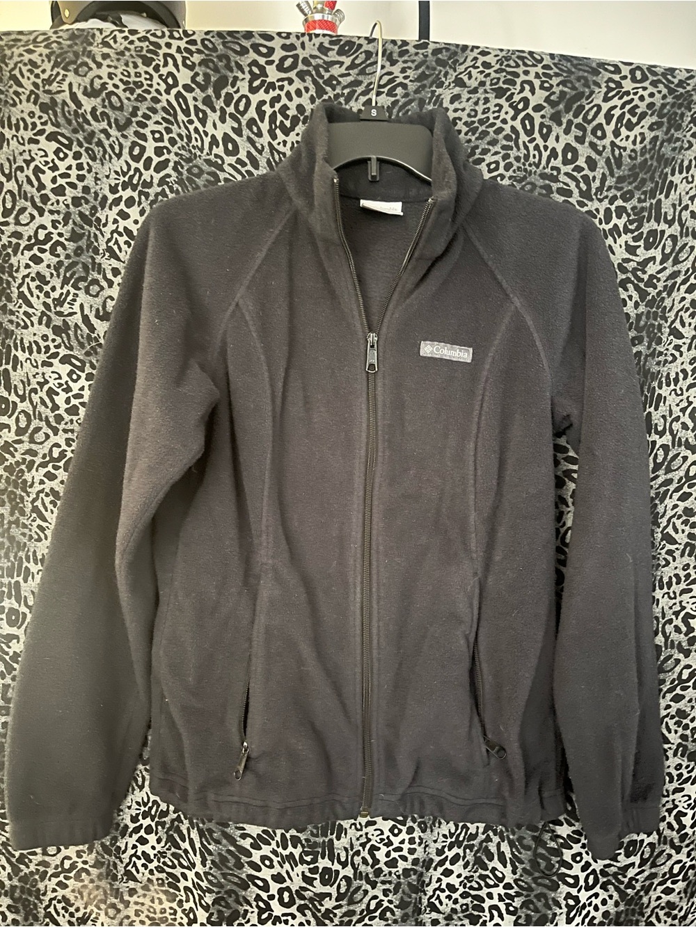 Columbia Women's Black Full-Zip Teddy Fleece Jacket